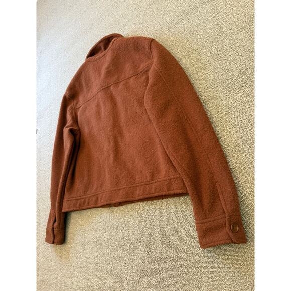 Joie Brown Jacket Women's Size L/G Button Up‎ Outerwear - Picture 12 of 14